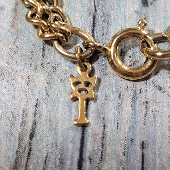 Vintage TRIFARI Multi chain dangle tassel Necklace. - Picture 5 of 11